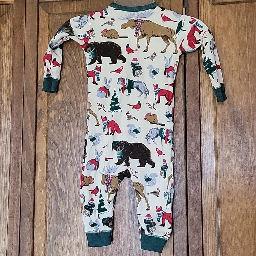 Little Blue House NWOT Woodland Animals One Piece Bodysuit Sz 6-12M